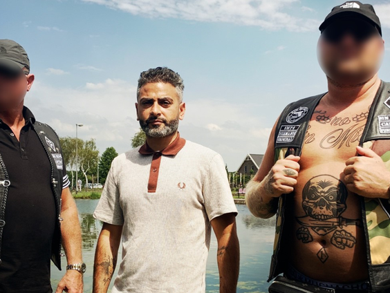 Danny Ghosen liep mee bij brotherhood Sin Miedo