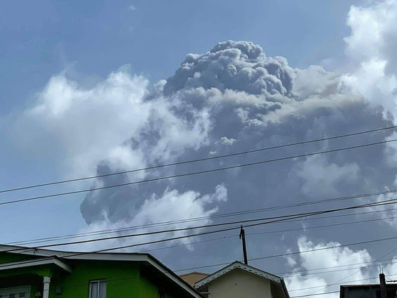 Uitwijken voor een vulkaanuitbarsting