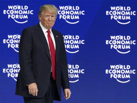 Trump kwam, zag en overwon in Davos