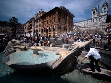 Waterrantsoen dreigt voor Rome