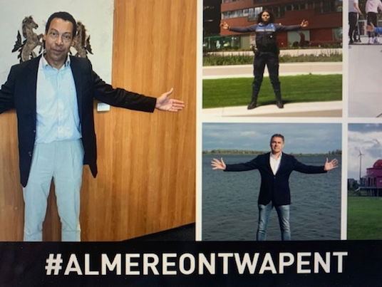 Anti-geweldscampagne Almere #AlmereOntwapent