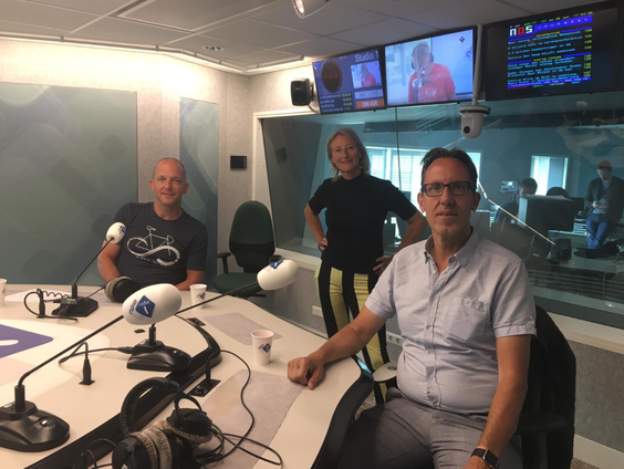 Gio Lippens en Sebastiaan Timmerman op De Perstribune