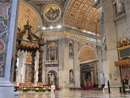 Paus spreekt via een online-stream met Pasen