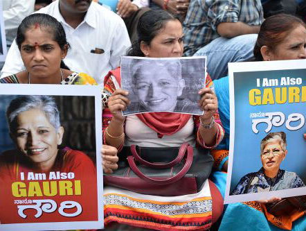 Moord journalist schokt India