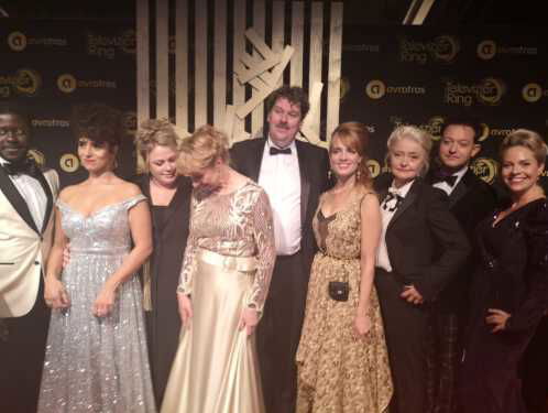 Reinout Meijer ontmoet Rico Verhoeven en Ellie Lust bij het televizierring gala