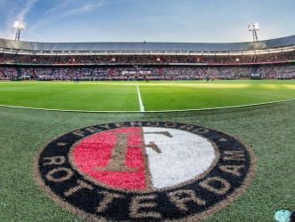 Feyenoord richting de Coolsingel