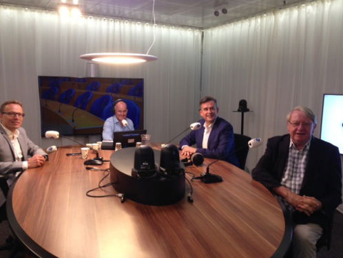 Emile Roemer (SP), Hans Hillen (CDA) en Maurice Limmen (CNV)