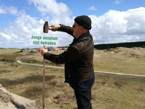 Verslaggever Reinout Meijer is op Vlieland