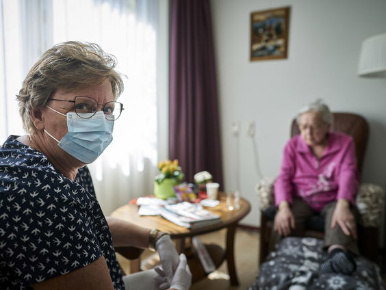 Versoepeling bezoek in de verpleeghuizen