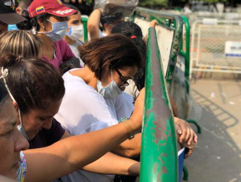 Venezolanen in de val