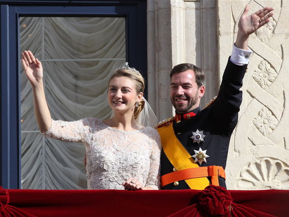 Koninklijke huwelijken: erfgroothertog Guillaume & Stéphanie de Lannoy