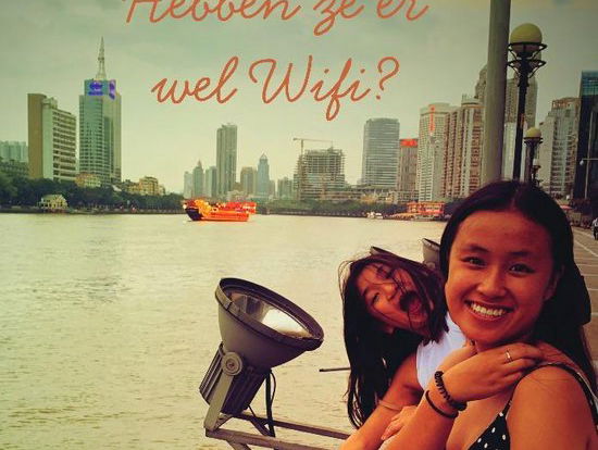 'Hebben ze er wel wifi?'