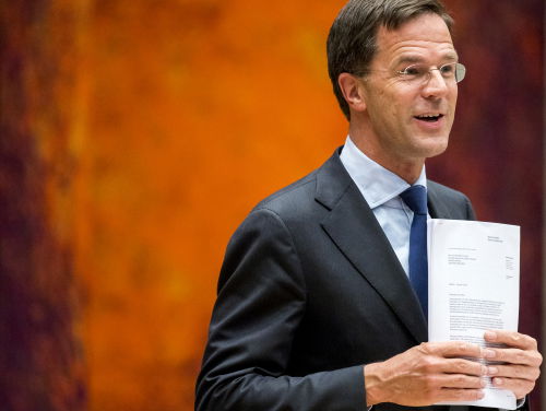 Rutte sliep goed na het dividenddebat