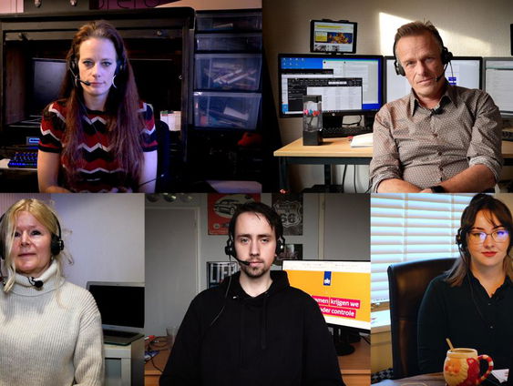 De gezichten van de corona-lijn