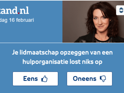 Stand.nl: Je lidmaatschap opzeggen van een hulporganisatie lost niks op
