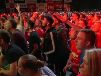 De sfeer in Manchester