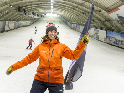 Bibian Mentel te gast, met haar twee gouden plakken van het WK