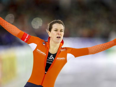 Ireen Wüst: 'Vooraf was ik zenuwachtig, maar na m'n rit was ik nog zenuwachtiger'