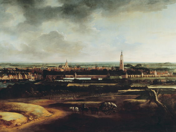Het 350 jaar oude schilderij 'Gezicht op Amersfoort' gaat onder het mes