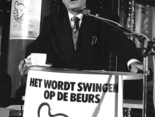 Portret van Free Record Shop-oprichter Hans Breukhoven