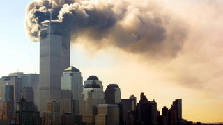 Twee maanden na de aanslag op de Twin Towers liepen duizenden deelnemers ee ...