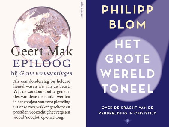 Philipp Blom en Geert Mak blikken terug op een halfjaar corona