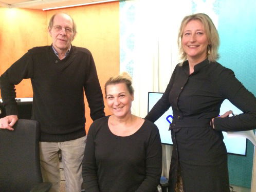 De Perstribune met Barbara de Loor