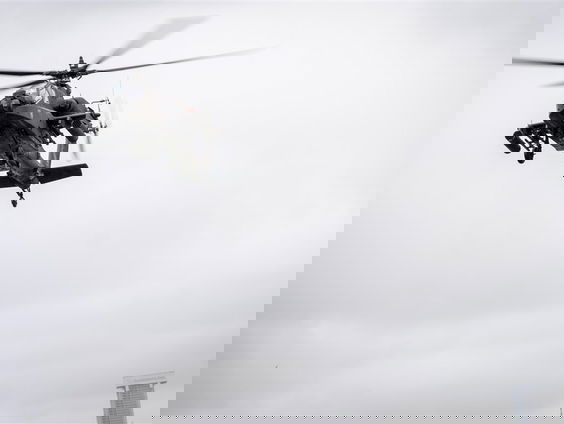 Defensiehelikopters naar Albanië