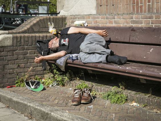 Na jarenlange stijging nu minder daklozen
