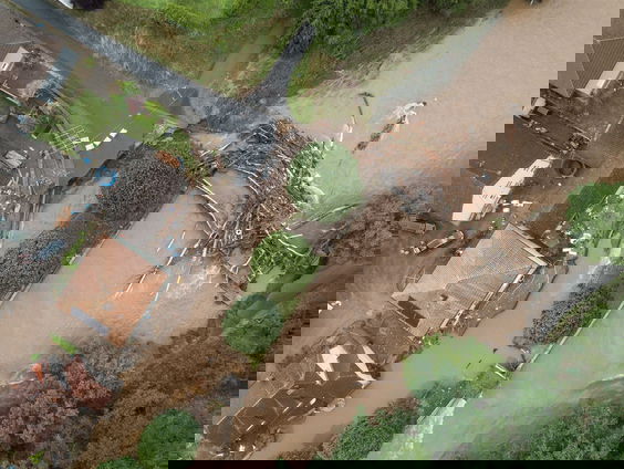 Ook in België is het wassende water politiek