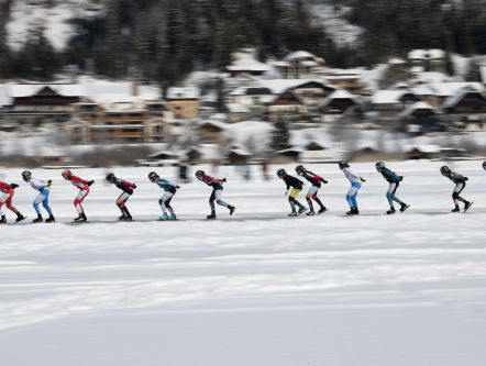 Een-na-laatste marathon op natuurijs in het Zweedse Luleå: 'Die was kort, maar krachtig'