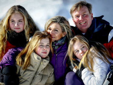 Koninklijke fotosessie Lech: vriendelijk lachen bij -20 graden