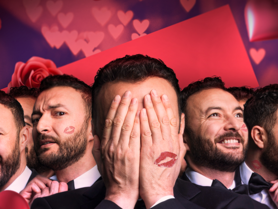 Nasrdin Dchar komt met speciale Valentijnseditie van voorstelling JA!