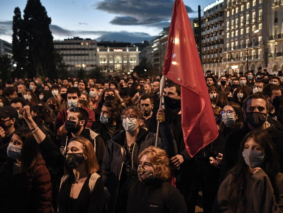 Grieks protest tegen invoering ‘campuspolitie’