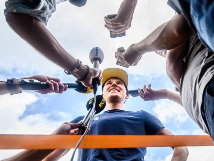 Mike Teunissen, in één klap wereldberoemd
