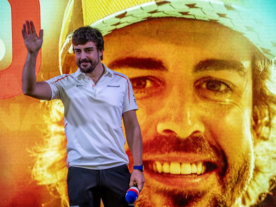 'Alonso verkoopt in zijn eentje de Spaanse kranten uit'