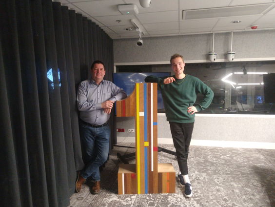 Jan Kropf, oud-militair en nu voorzitter van de Bond van Defensiepersoneel, was te gast.