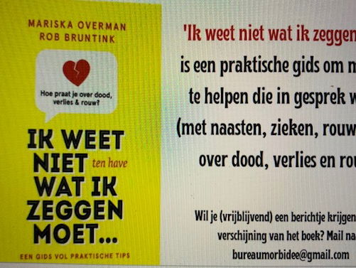 "Ik weet niet wat ik zeggen moet"