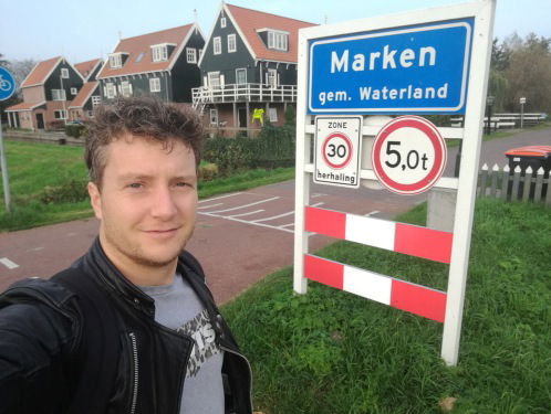 Verslaggever Reinout Meijer op Marken
