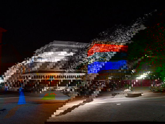 Het defilé in Wageningen