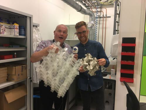 Zacht robotisch kunsthart in de maak