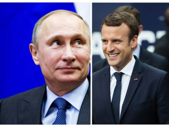 Macron moet balanceren met Poetin