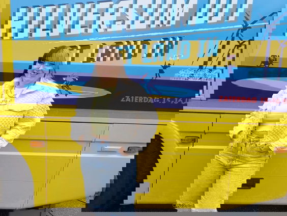 Joyce van Stuijvenberg met een mashup van BLØF, Abel en Frenna