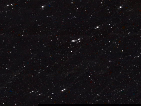 Duizenden sterrenstelsels werpen blik op ons, mogelijk