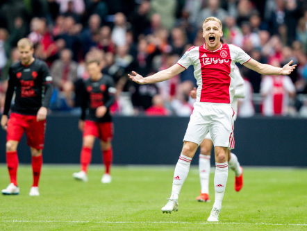 Doelpunten Ajax-FC Utrecht (1e helft)