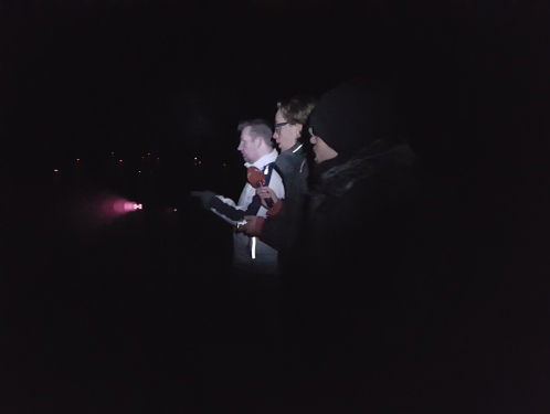 In het holst van de nacht op spokenjacht