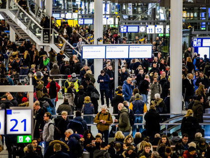 Feuilleton van een gestrande reiziger