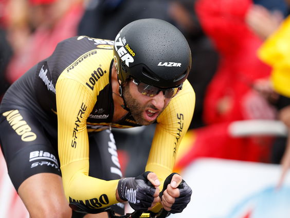 Jumbo-Visma heeft een hypermodern tijdrit-pak maar Henk Lubberding was ooit de eerste. Hij blikt terug op de etappe van vandaag