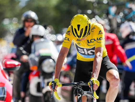 Terug naar 2016, toen Chris Froome de Mont Ventoux opliep