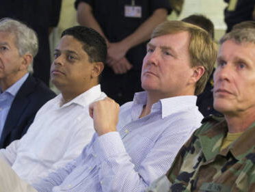Koning Willem-Alexander bezoekt Sint-Maarten